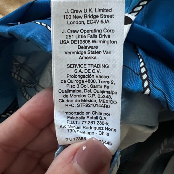 JCrew Nautical Wide Leg Regatta Pants - Picture 5 of 7